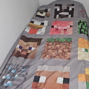 Minecraft Themed Reversable Comforter